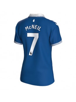 Everton Dwight McNeil #7 Heimtrikot für Frauen 2023-24 Kurzarm
